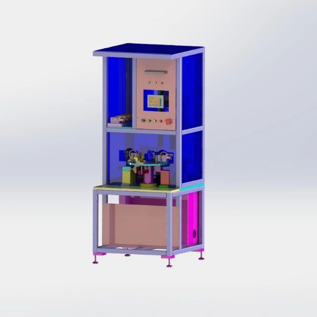 【工程机械】磁环焊接机3D数模图纸 Solidworks21设计 附STEP