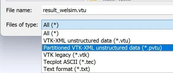 WELSIM中导出CAE仿真结果数据文件