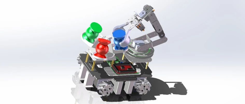 【工程机械】物流装配小车3D数模图纸 Solidworks16设计