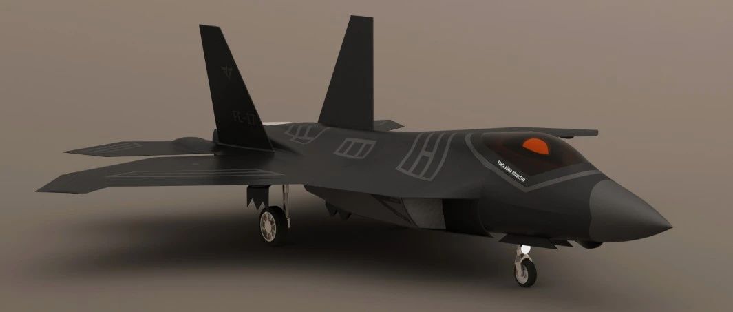 【飞行模型】FC-17战斗机模型3D图纸 Solidworks设计