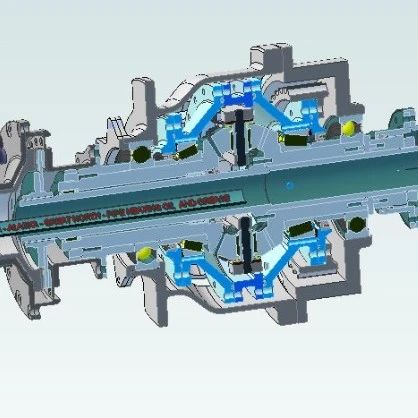 【工程机械】Differential for trike三轮车差速器结构3D图纸 STP格式
