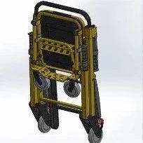 【工程机械】Stair chair爬梯椅3D数模图纸 Solidworks设计