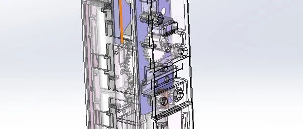 【非标数模】蓝牙锁机械驱动结构设计3D数模图纸 Solidworks17设计