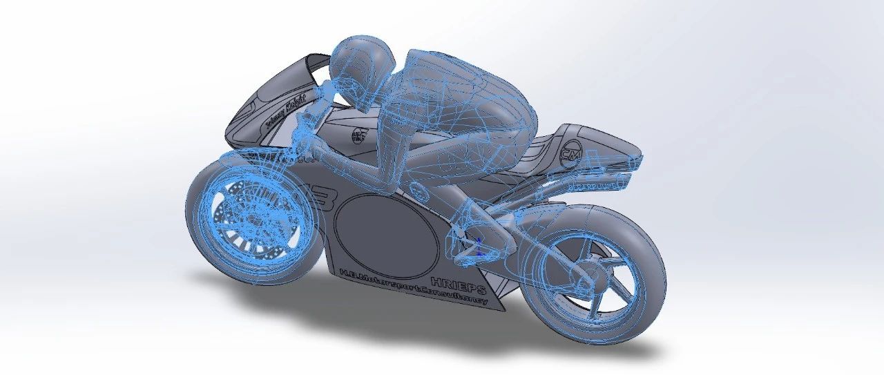 [模型分享] 摩托车(Motorbike)三维模型