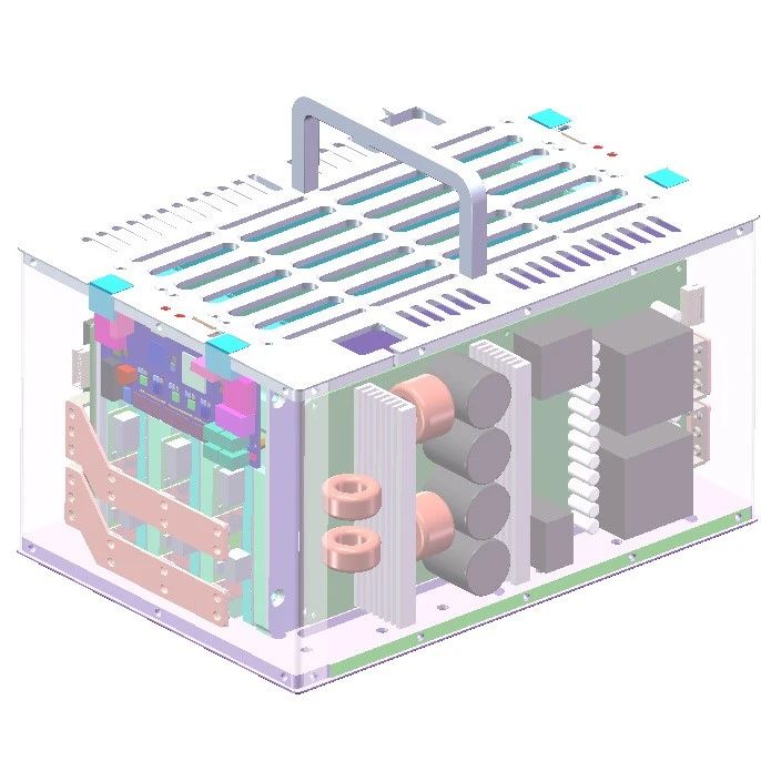【工程机械】油冷矿机3D数模图纸 Solidworks21设计 附STP