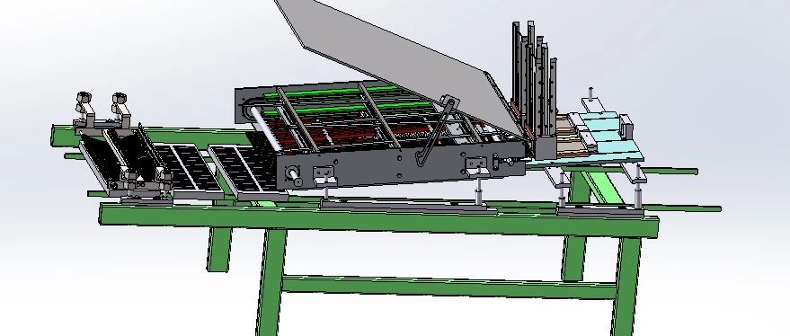 【工程机械】晶圆切割铺展机3D数模图纸 x_t格式