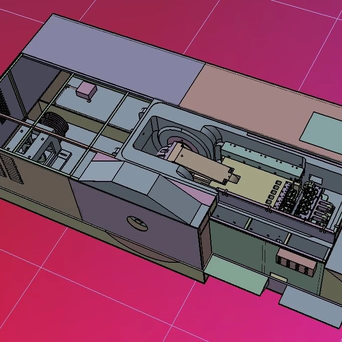 【工程机械】大型6工位冷镦机3D数模图纸 stp格式