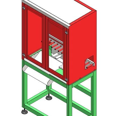 【非标数模】胶管裁管机3D数模图纸 Solidworks18设计 附STEP