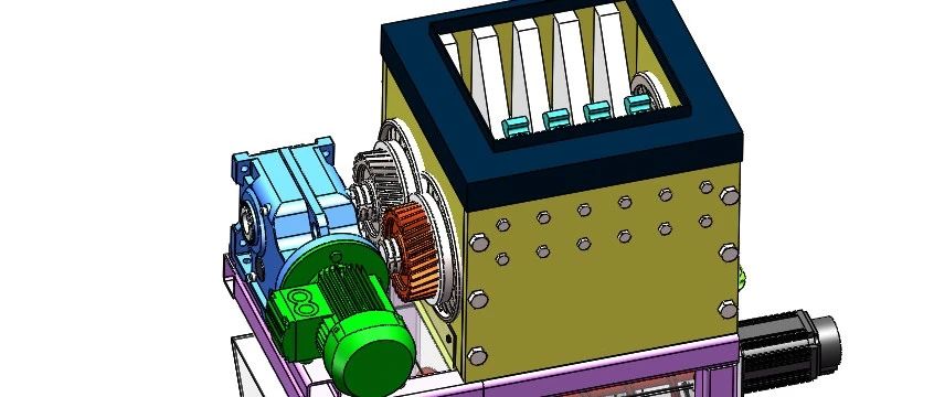 【工程机械】破碎筛分一体机3D数模图纸 Solidworks20设计