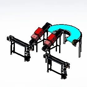 【非标数模】葛根自动切割设备3D数模图纸 Solidworks17设计