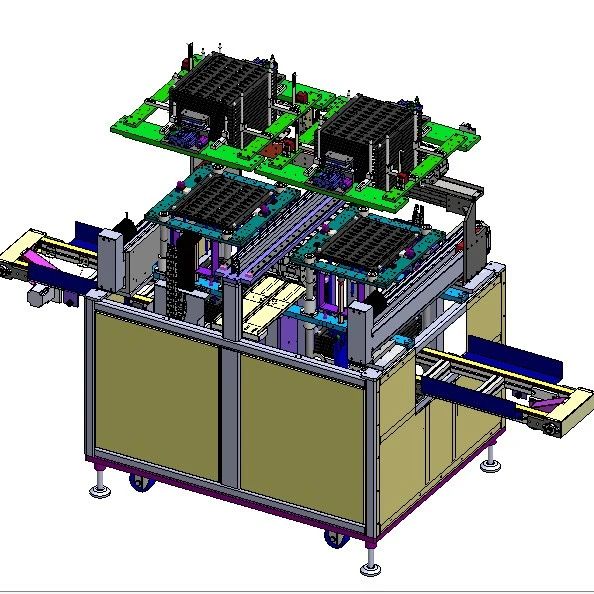 【非标数模】全自动FPC loader 3D数模图纸 Solidworks18设计