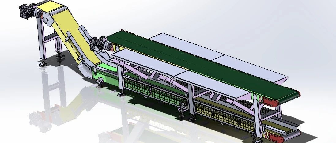 【工程机械】conveyor-172输送机3D数模图纸 x_t格式