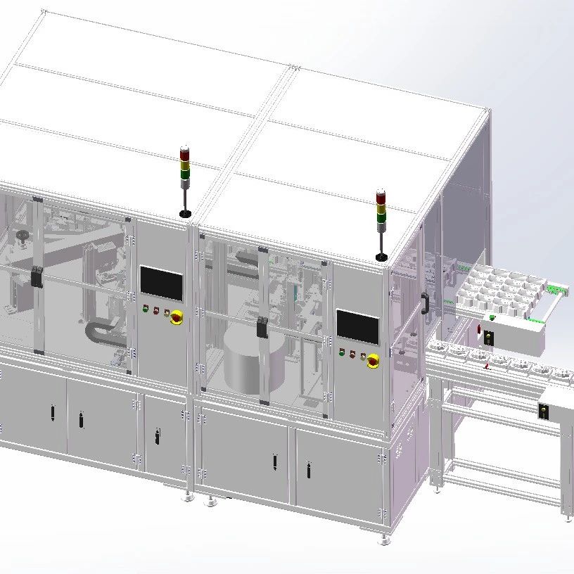 【非标数模】齿轮箱组装摆盘设备3D数模图纸 Solidworks16设计