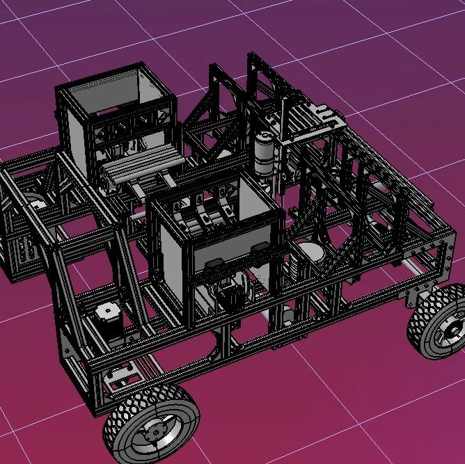 【机器人】沙漠种植机器人种树车3D数模图纸 stp格式