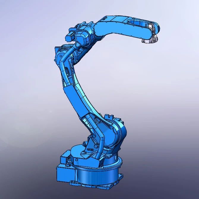 【机器人】Robot MH24工业机械臂外形3D数模图纸 Solidworks设计 附STEP