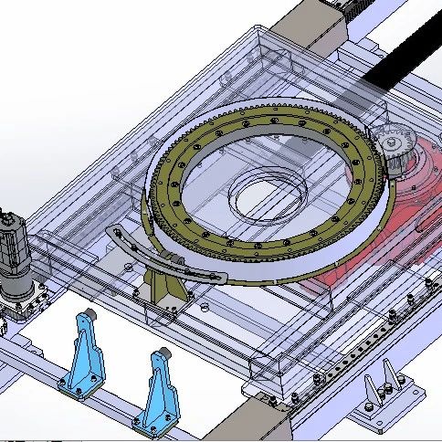 【工程机械】地轨活动小车3D数模图纸 Solidworks18设计