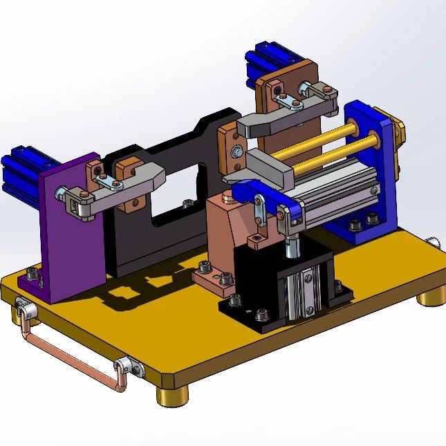 【工程机械】Welding Jig焊接夹具结构3D图纸 x_t格式