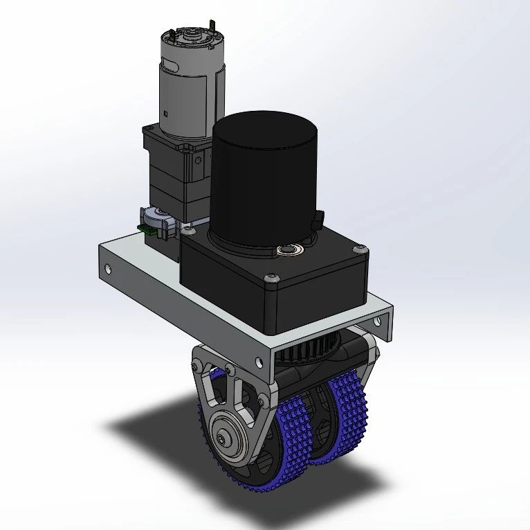 【工程机械】swerve-drive转向机构轮3D图纸 Solidworks设计