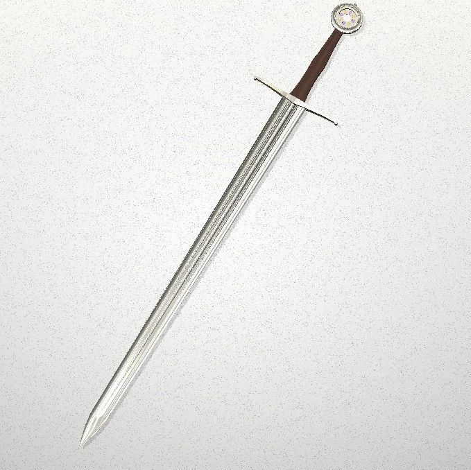 【生活艺术】Ceremonial Sword半柄剑模型3D图纸 Solidworks设计