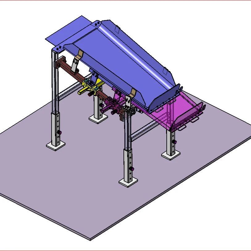 【工程机械】GRAVITY CHUTE重力溜槽3D图纸 stp格式