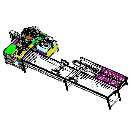 【非标数模】充电接口检测自动化设备3D数模图纸 Solidworks17设计