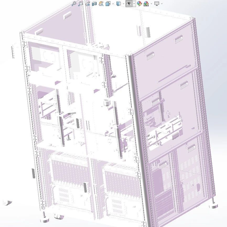 【非标数模】双列直插式电路测试机3D数模图纸 step格式