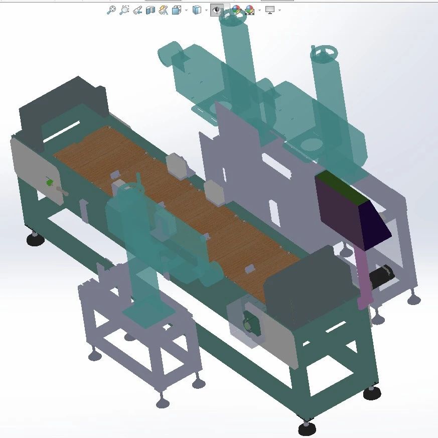 【工程机械】激光雕刻线3D数模图纸 Solidworks18设计