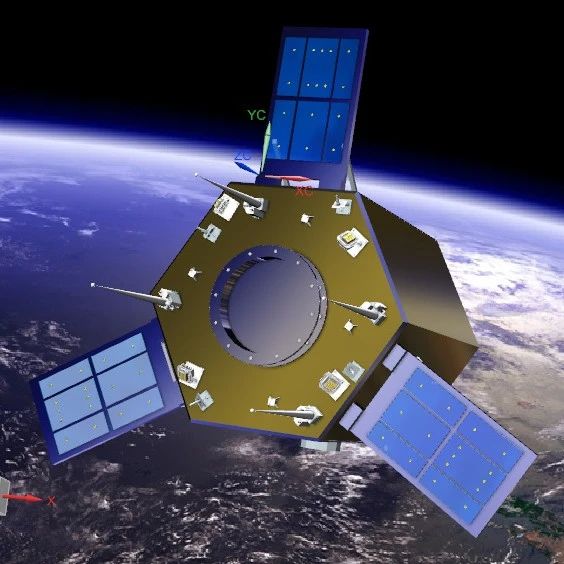 【飞行模型】Goktur-2地球观测卫星3D数模图纸 NX UG设计 附x_t
