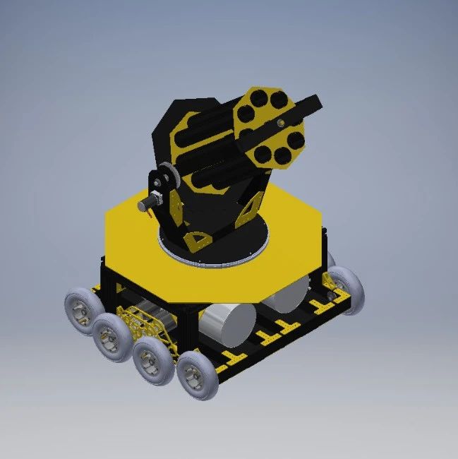【工程机械】team-4717比赛小车3D数模图纸 INVENTOR设计