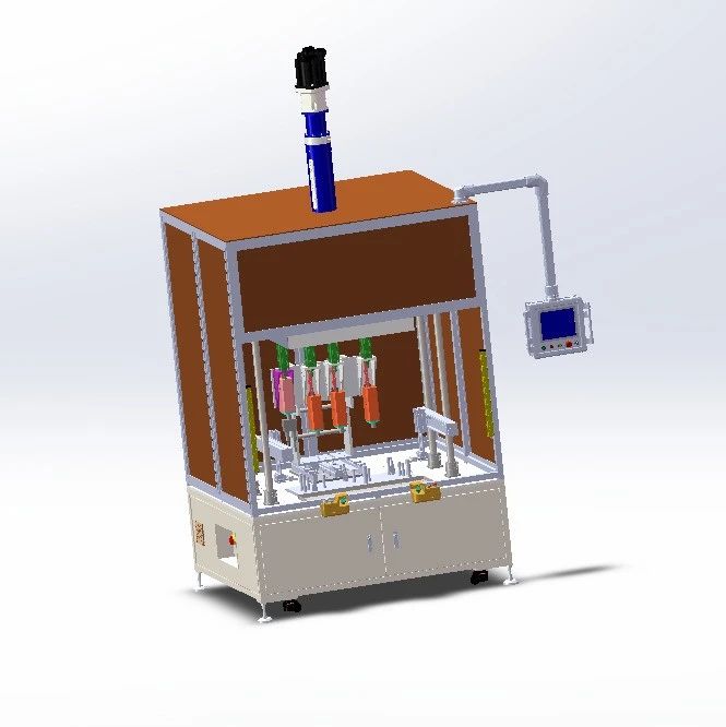 【工程机械】汽车配件自动超声波焊接设备3D图纸 x_t格式