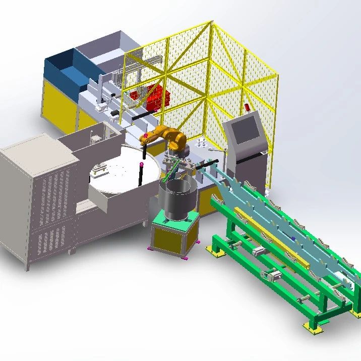 【工程机械】管料自动焊接3D数模图纸 x_t格式