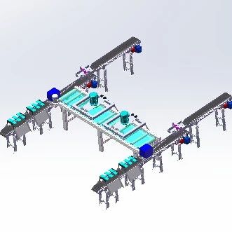 【工程机械】木质板材成型分型机3D数模图纸 Solidworks17设计