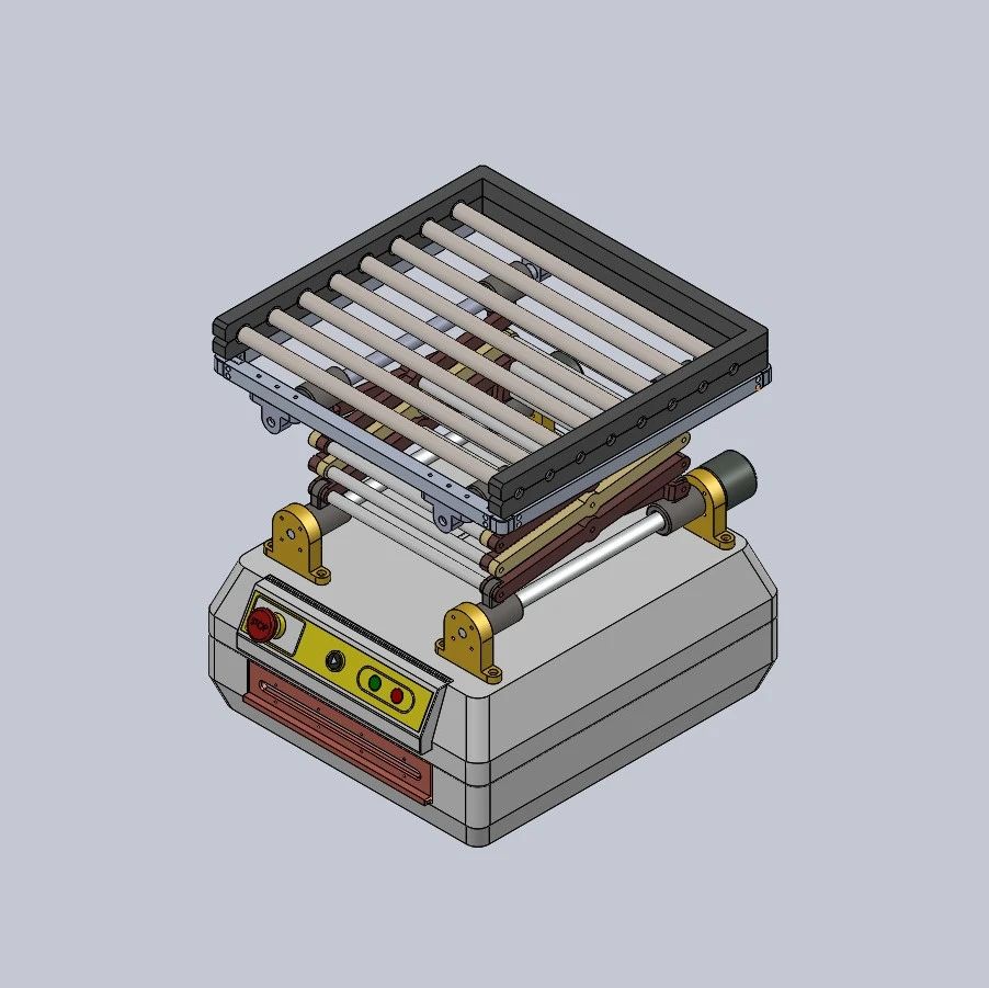 【工程机械】Mobile Robot E4移动升降小车3D数模图纸 STEP格式