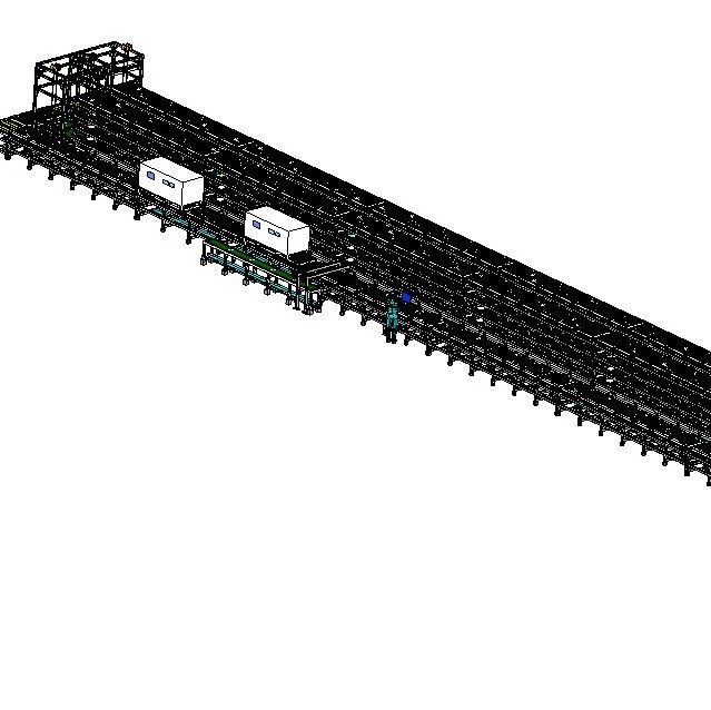 【非标数模】PCB老化线3D数模图纸 Solidworks17设计