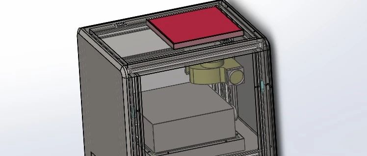 【工程机械】单箱风淋门3D数模图纸 Solidworks18设计