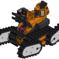 【其他车型】PIK2 RMRC RoboCup 2024履带车3D图纸 STEP格式