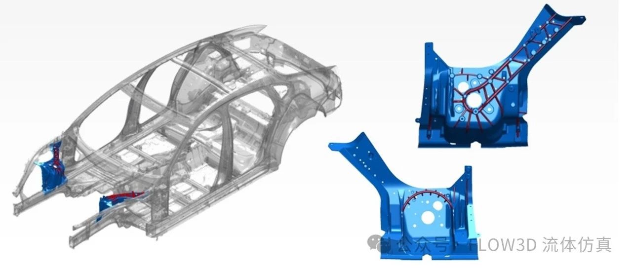 高压铸造案例 | Porsche汽车应用FLOW-3D优化铸件设计及工艺条件