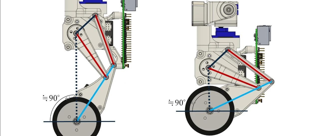 【机器人】scalene link balancing robot连杆双足平衡机器人