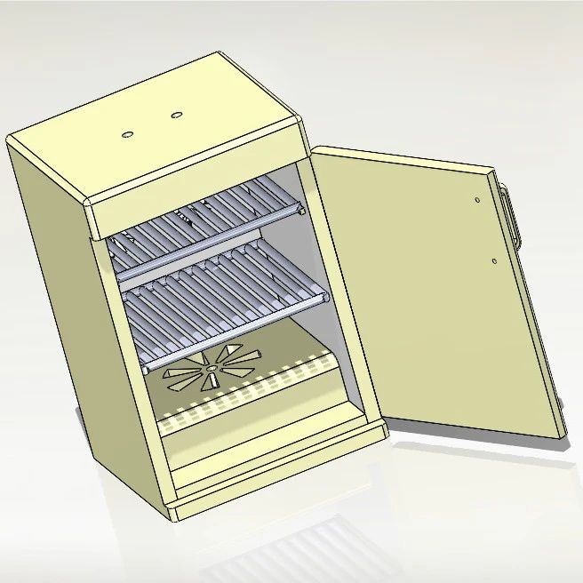 【工程机械】Food Dehydrator食品脱水机3D数模图纸 Solidworks设计