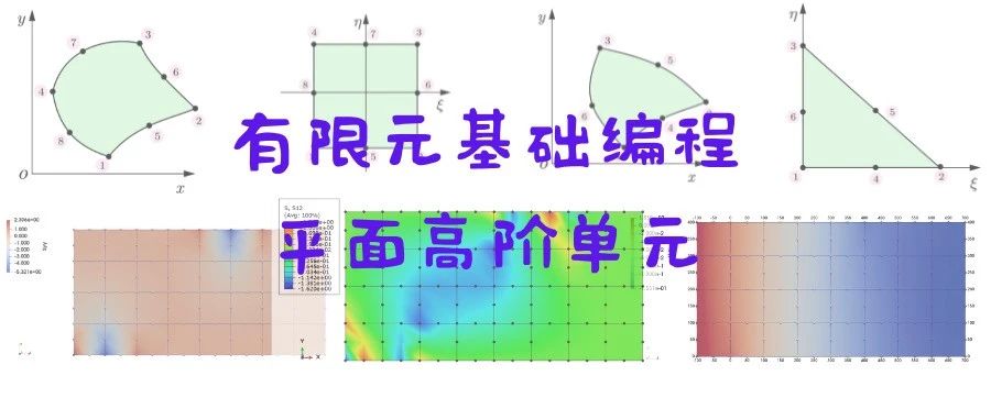 【全网最详细FEM介绍】有限元基础教程 | 平面高阶单元