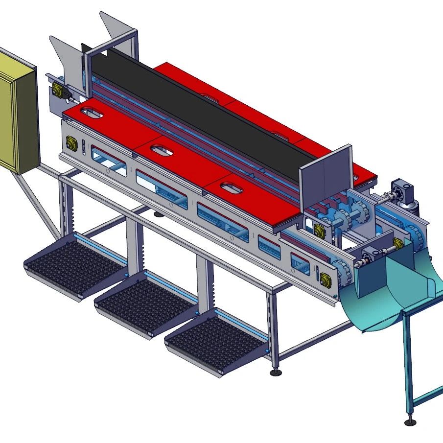 【工程机械】六工位传送机3D数模图纸 Solidworks设计