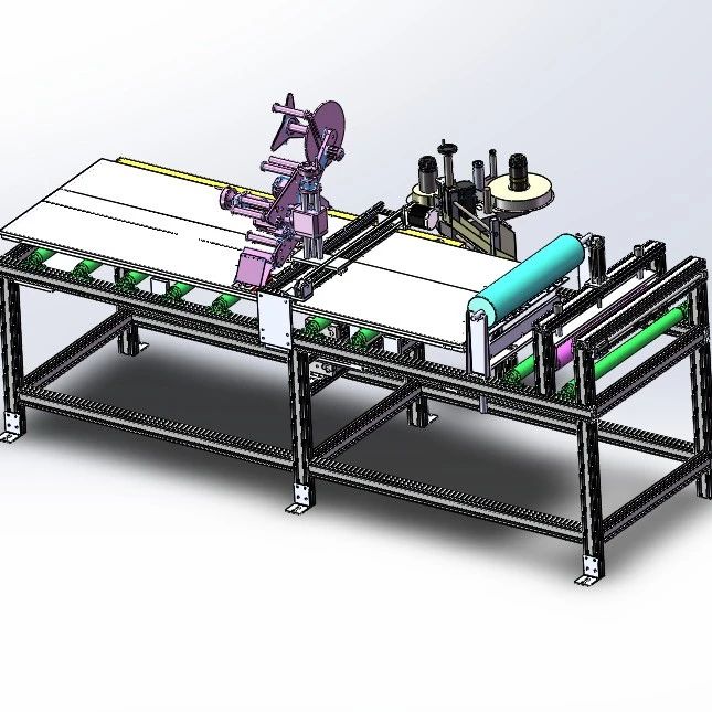 【非标数模】门板贴膜贴标签3D数模图纸 Solidworks19设计