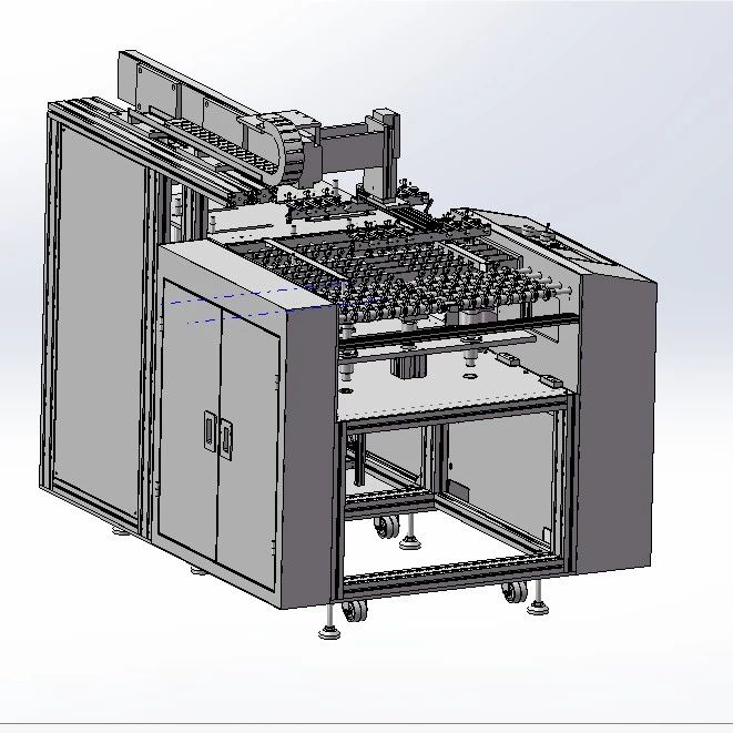 【工程机械】板材堆垛机3D模型图纸 x_t格式