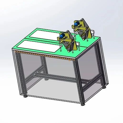 【工程机械】机械加工车间履带式打磨机3D数模图纸 Solidworks设计