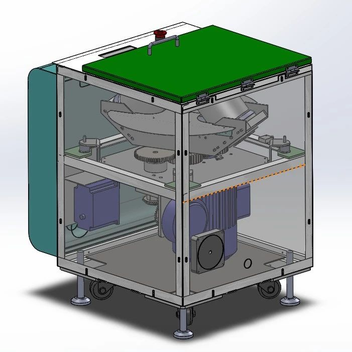 【工程机械】油墨脱泡机 真空脱泡机3D数模图纸 Solidworks18设计