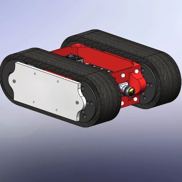 【其他车型】ENR MK1简易履带小车3D图纸 Solidworks设计