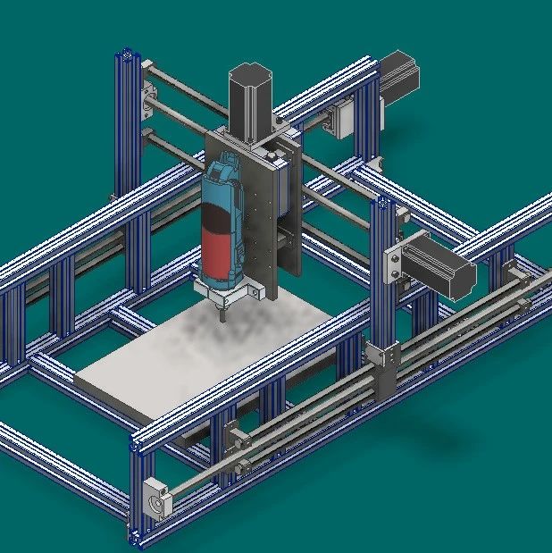 【工程机械】3-Axis CNC Milling三轴数控铣削结构3D图纸 STP格式