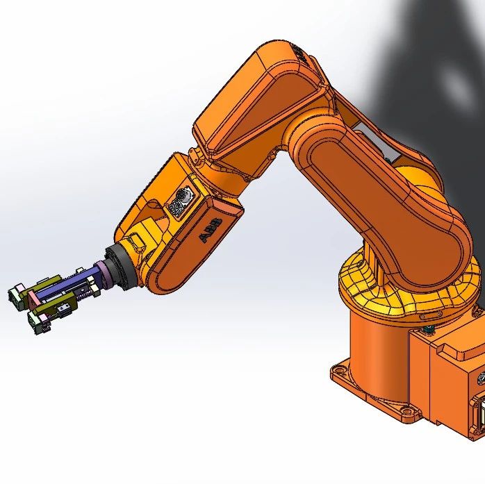 【工程机械】取料机械手3D数模图纸 Solidworks设计