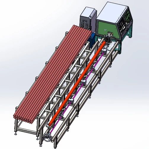 【工程机械】切管机3D数模图纸 Solidworks设计