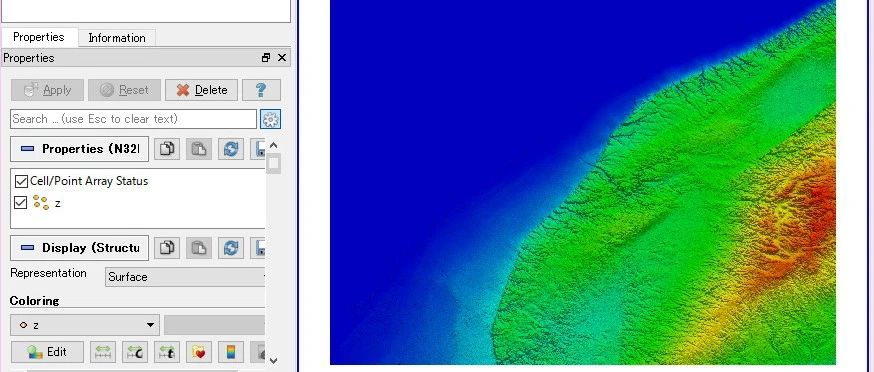 【教程】11-ParaView将航天雷达地形数据进行可视化处理